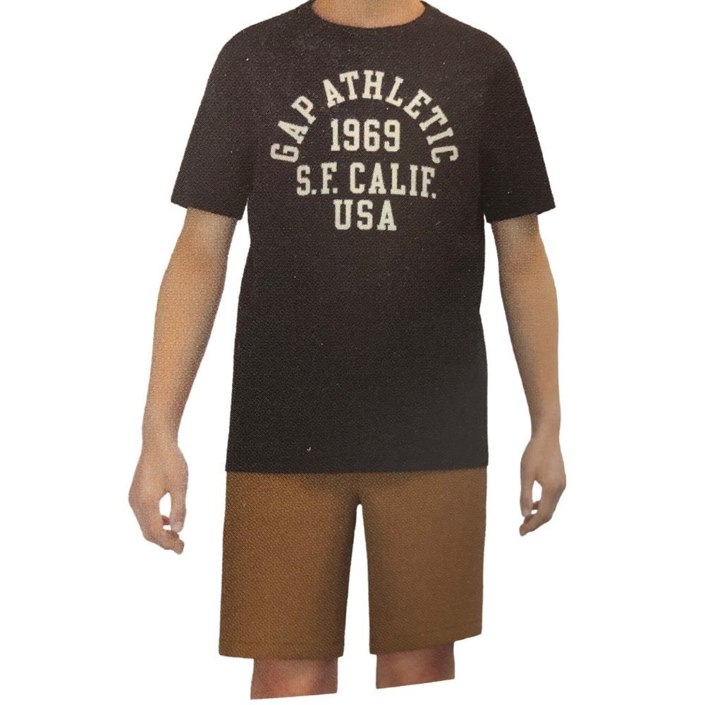 GAP Boy's 2-Piece Short Sleeve T-Shirt & Shorts Outfit‎ Set SZ 8 NWT